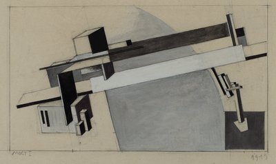 ブリッジI 作： Eliezer Markowich Lissitzky