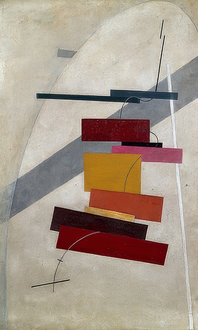 組成。 1919-20年頃 作： Eliezer Markowich Lissitzky