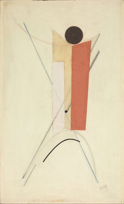 Proun 43 Variant、1922年頃。 作： Eliezer Markowich Lissitzky
