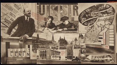 ソビエト連邦。ケルンの国際記者会見、1928年のソビエトパビリオンのカタログ 作： Eliezer Markowich Lissitzky