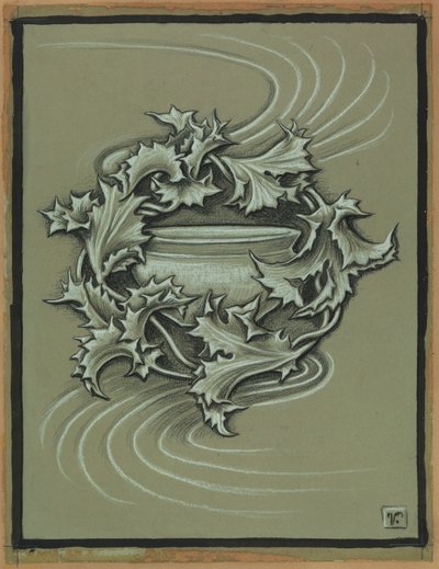 (オマル・ハイヤームのルバイヤート』挿絵）苦い杯 作： Elihu Vedder
