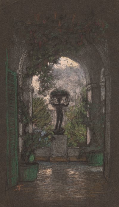 カプリ島、1913 年。 作： Elihu Vedder