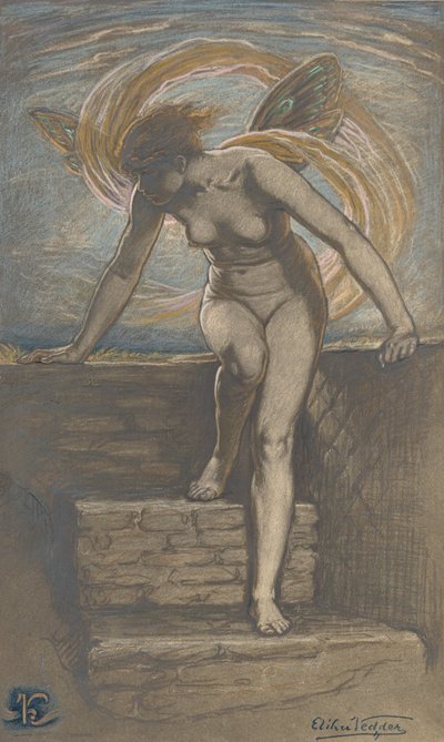 夜明け、1898 年。 作： Elihu Vedder