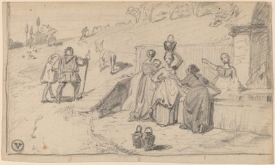 父と息子 作： Elihu Vedder