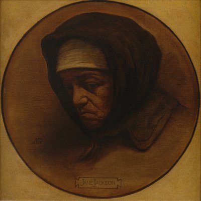 ジェーン・ジャクソン、1865 作： Elihu Vedder
