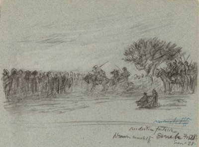 ナイルの旅、エスネ、エジプト、1890年。 作： Elihu Vedder