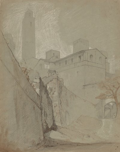オルヴィエート、c。 1890年。 作： Elihu Vedder
