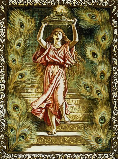 クリスマスのプランデザイン、 作： Elihu Vedder