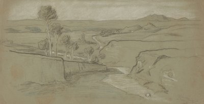 ローマの風景、c。 1900年。 作： Elihu Vedder