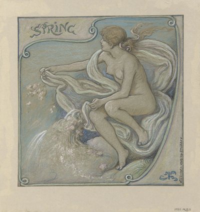 春 作： Elihu Vedder