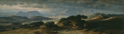 ウンブリアの嵐、1875 作： Elihu Vedder