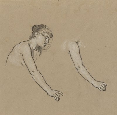 冬図習作 作： Elihu Vedder