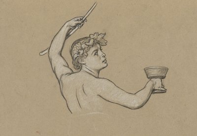 秋図習作 作： Elihu Vedder