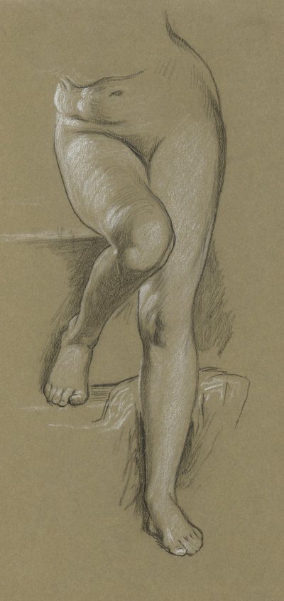 フォーチュンの研究。 マントルピース 作： Elihu Vedder