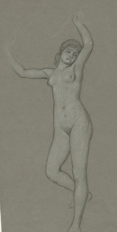 ルナの図の習作 作： Elihu Vedder