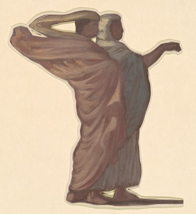 「ギリシャの女の子の入浴」のための研究 作： Elihu Vedder
