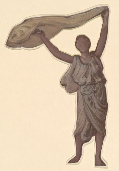 ギリシャの女の子の入浴のための研究、c。 1872年。 作： Elihu Vedder