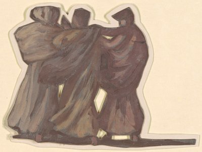 ギリシャの女の子の入浴のための研究、c。 1872年。 作： Elihu Vedder