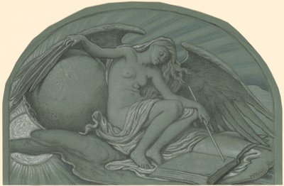 「月食」の習作 作： Elihu Vedder