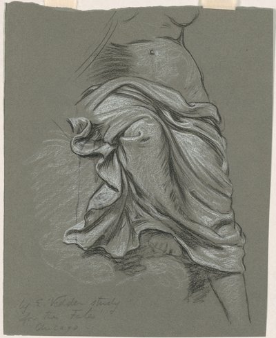 「星に集う運命」の習作 作： Elihu Vedder