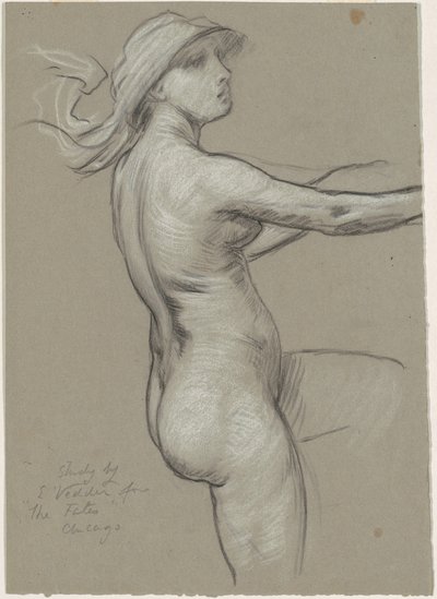 「星に集う運命」の習作 作： Elihu Vedder