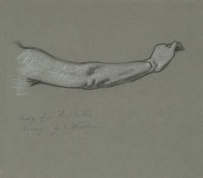 1884-1887年、星に集まる運命の研究。 作： Elihu Vedder