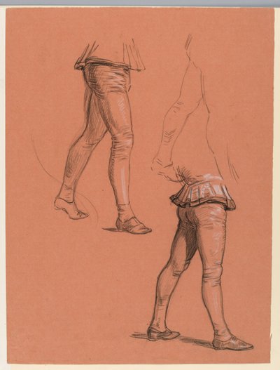 「婚礼行列」の習作 作： Elihu Vedder