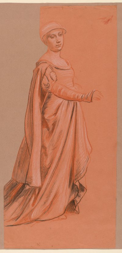 「婚礼行列」の習作 作： Elihu Vedder