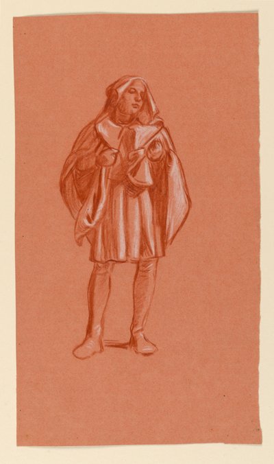 「婚礼行列」の習作 作： Elihu Vedder