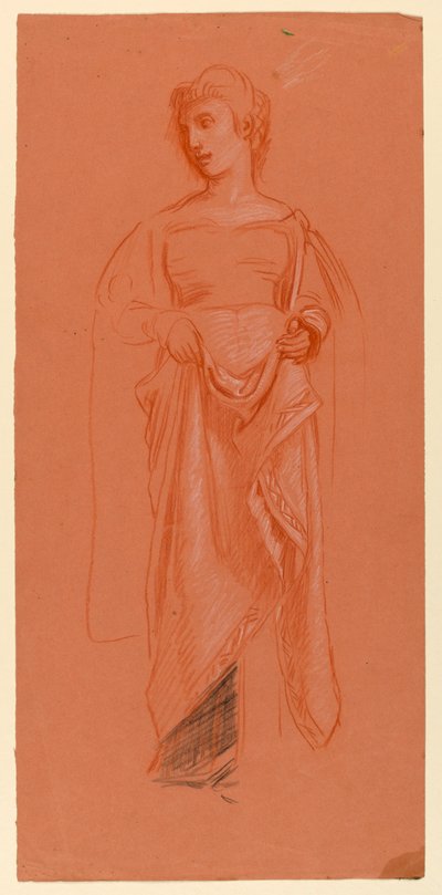 「婚礼行列」の習作 作： Elihu Vedder
