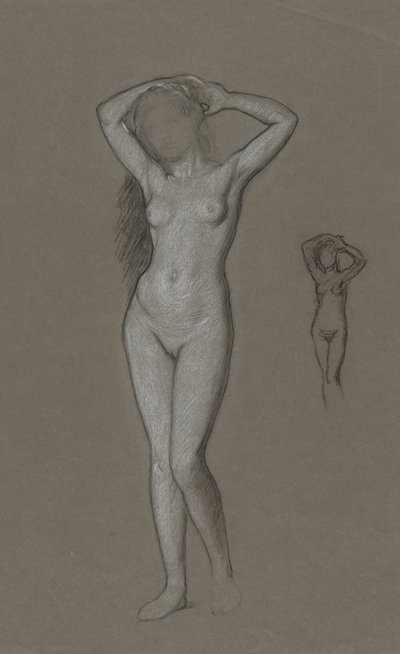 ヴィーナス図の習作 作： Elihu Vedder
