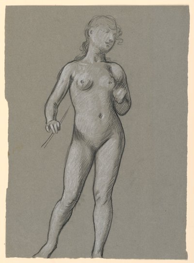 女性ヌード研究 作： Elihu Vedder