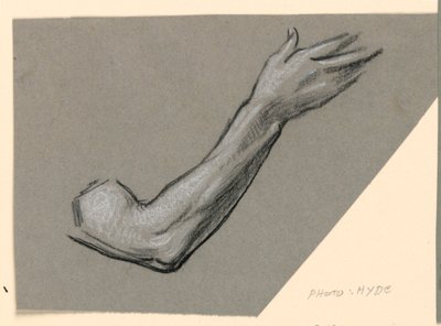 腕の研究 作： Elihu Vedder