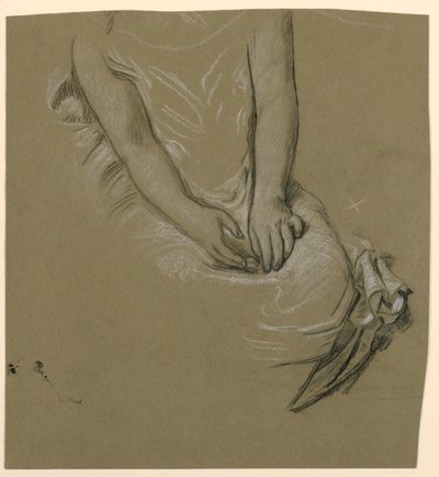 女性モデルの研究 作： Elihu Vedder