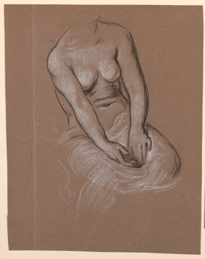 女性モデルの研究 作： Elihu Vedder