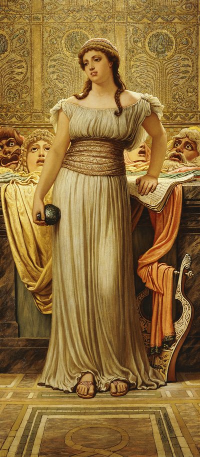 ギリシャの俳優の娘、1875 作： Elihu Vedder