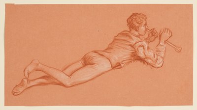 男性の着ぐるみの研究 作： Elihu Vedder