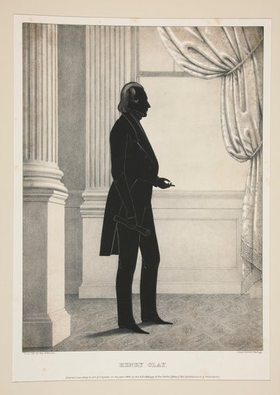 ヘンリー・クレイ、27枚の肖像画のセットから 作： Elijah C. Kellogg