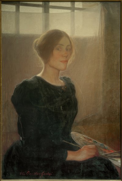 自画像 作： Elin Danielson Gambogi