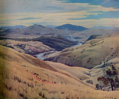 「ウィータングラ、キャンベラ」、1937 作： Elioth Lauritz Leganyer Gruner