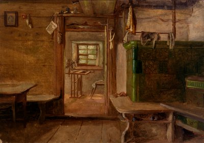 家の内部、nd 作： Eliphalet Frazer Andrews
