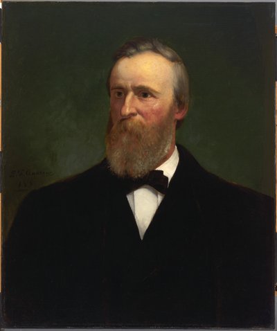 ラザフォード・B・ヘイズ、1881年。 作： Eliphalet Frazer Andrews