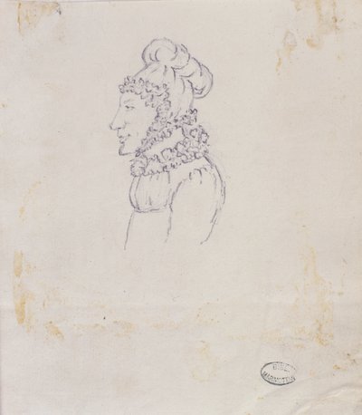 女性の絵 作： Elisa Bonaparte