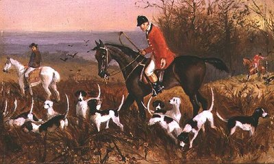 パードンホール、エセックスからの狩猟シーン 作： Elisabeth Arkwright