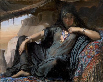 ギザのエジプトの鍋売り 作： Elisabeth Jerichau Baumann