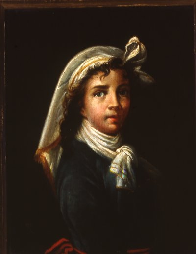 若い女性、1880年頃（キャンバスに油彩） 作： Elisabeth Louise (after) Vigee Lebrun