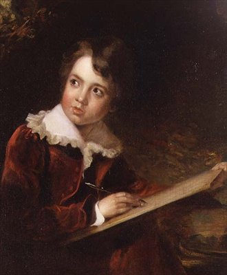 少年が書く 作： Elisabeth Louise (attr. to) Vigee Lebrun