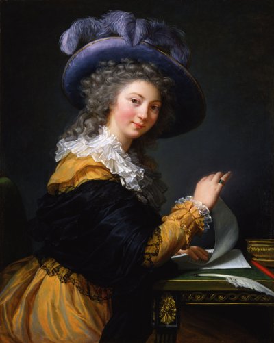 セレス伯爵夫人の肖像 作： Elisabeth Louise Vigee Lebrun