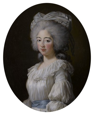 プロヴァンス伯爵夫人、サヴォワ家のマリー・ジョゼフィーヌ（1753-1810）の肖像 作： エリザベート・ルイーズ・ヴィジー・ル・ブラン
