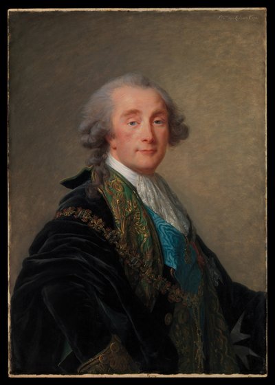 Alexandre Charles Emmanuel de Crussol-Florensac（1743–1815） 作： Elisabeth Louise Vigee Lebrun
